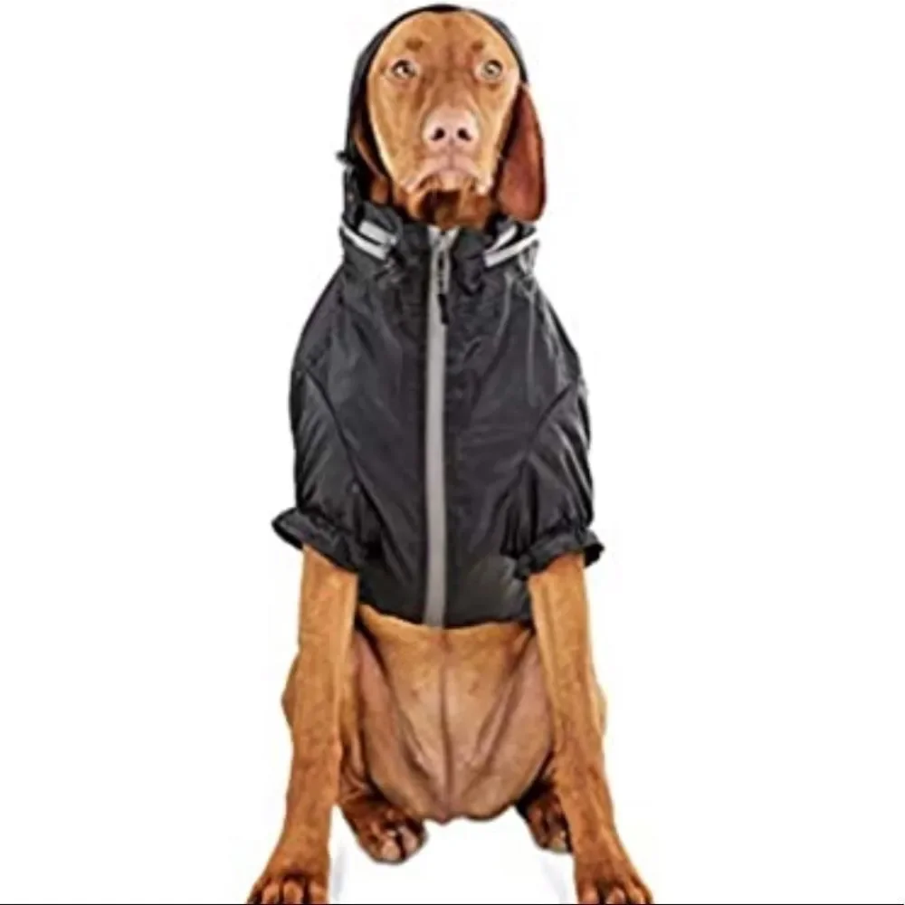 Reddy Black Dog Windbreaker‎ Jacket Black Gray NWT